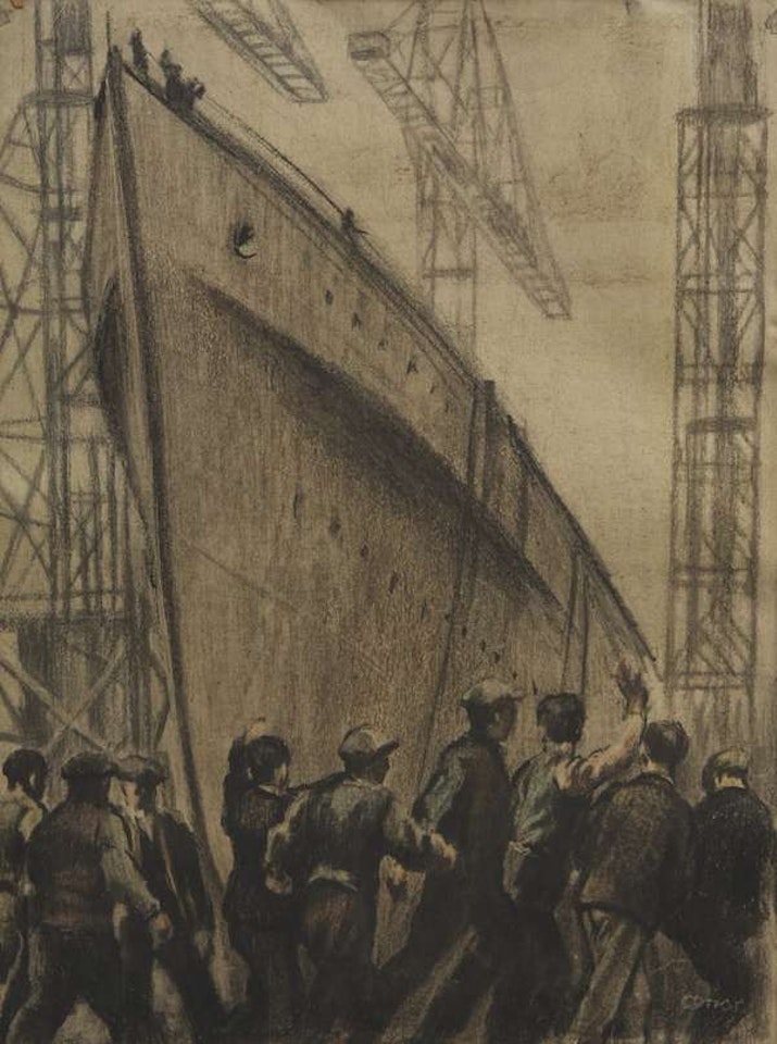 The launch by William Conor