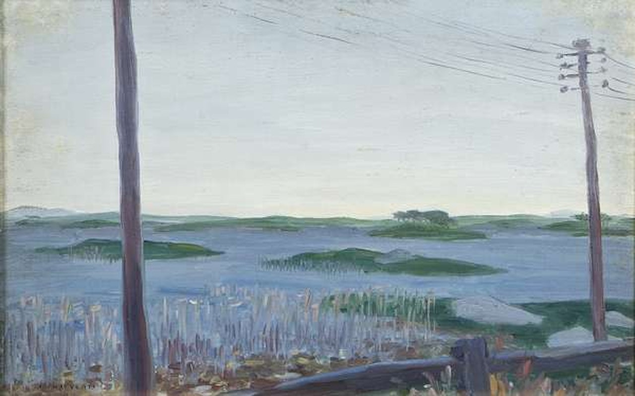 Lough Owel from the Train by Jack Butler Yeats