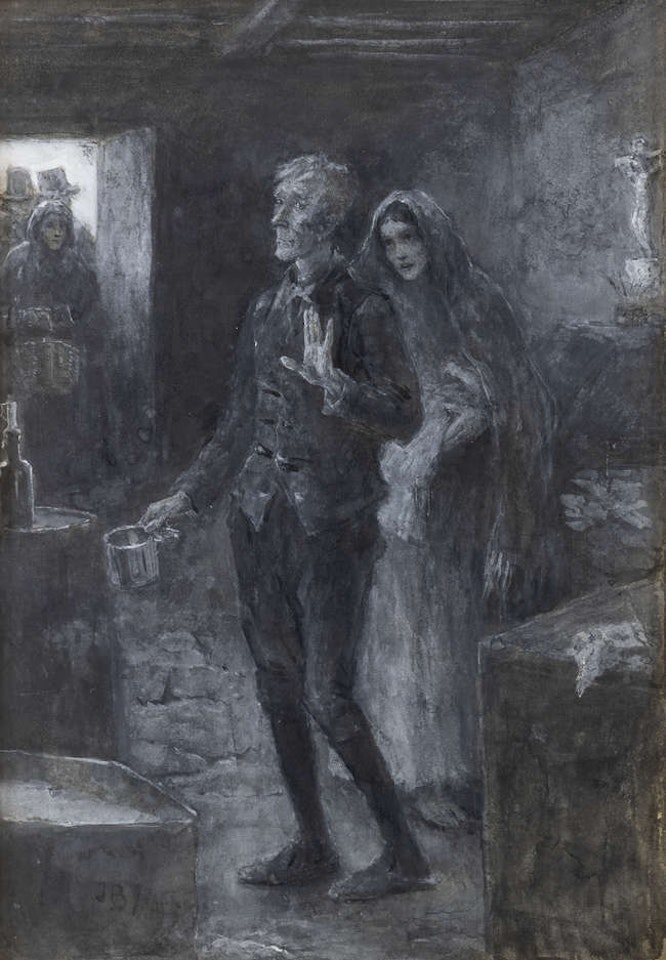 An Irish Cabin by John Butler Yeats