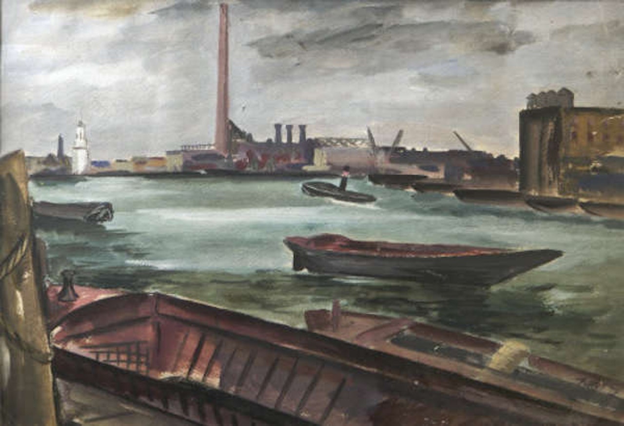 Tug Boat New York Harbour by Norah McGuinness