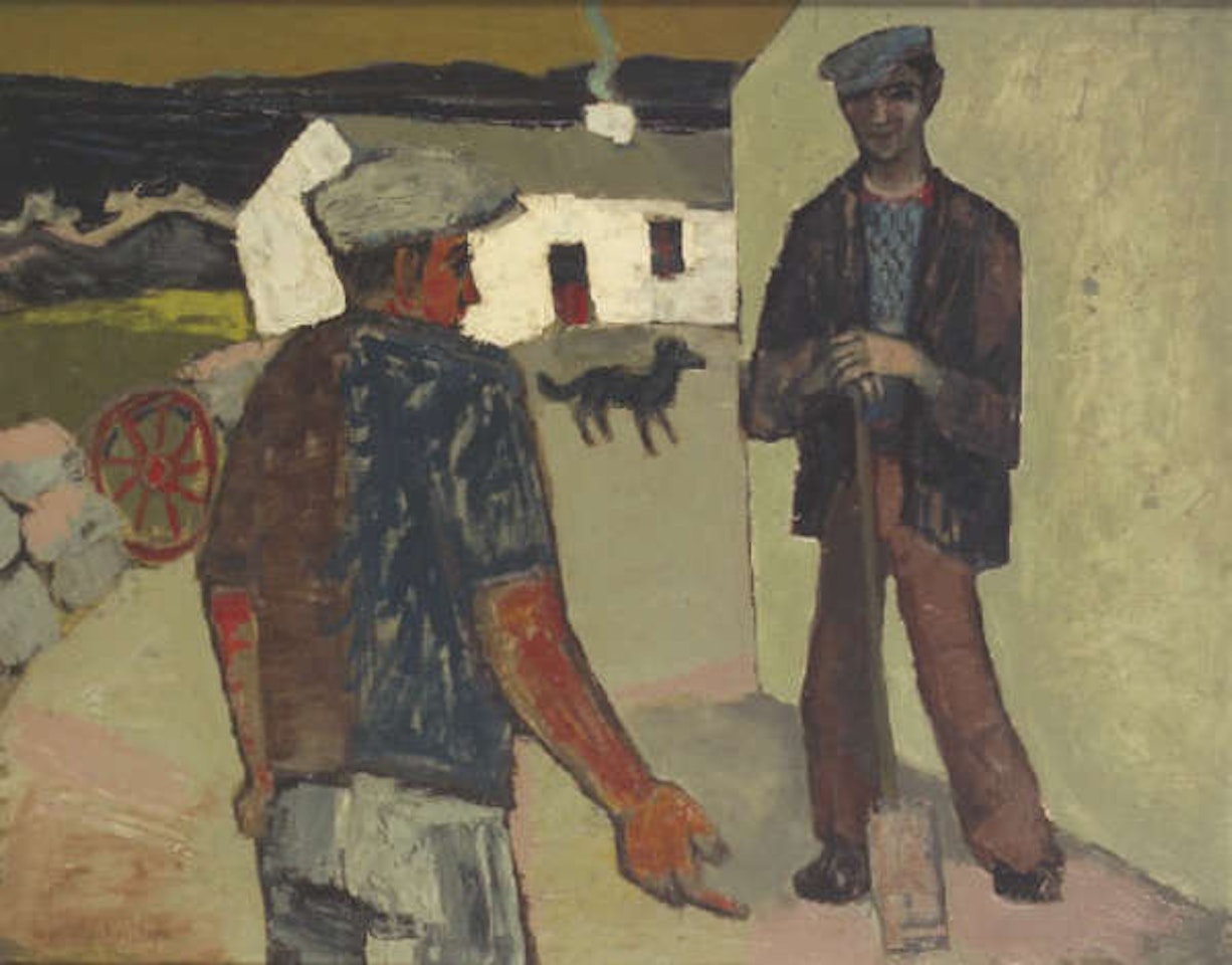 Men Talking in the West by Gerard Dillon