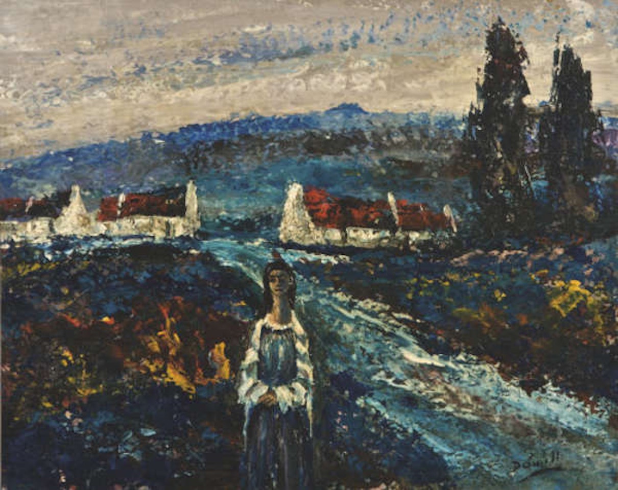 Figure on the Roadway by Daniel O'Neill
