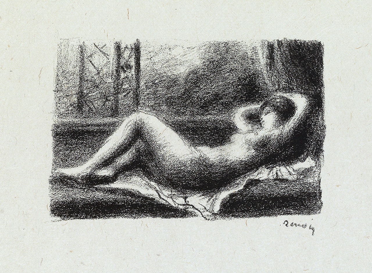 Odalisque by Pierre-Auguste Renoir