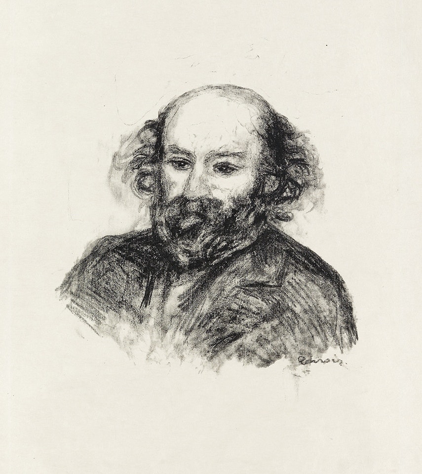 Paul Cézanne by Pierre-Auguste Renoir