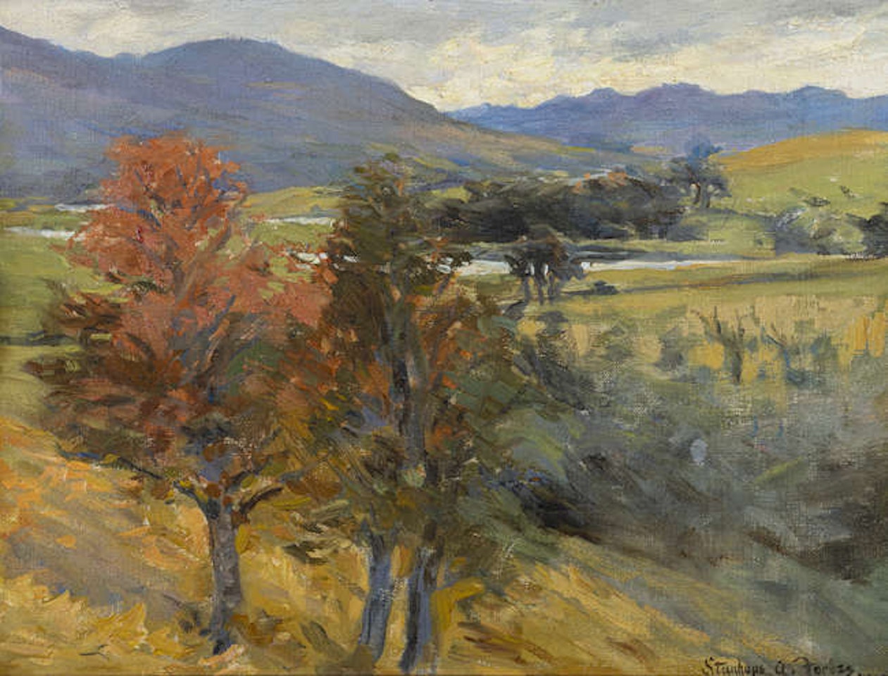 Autumn Landscape by Stanhope Alexander Forbes