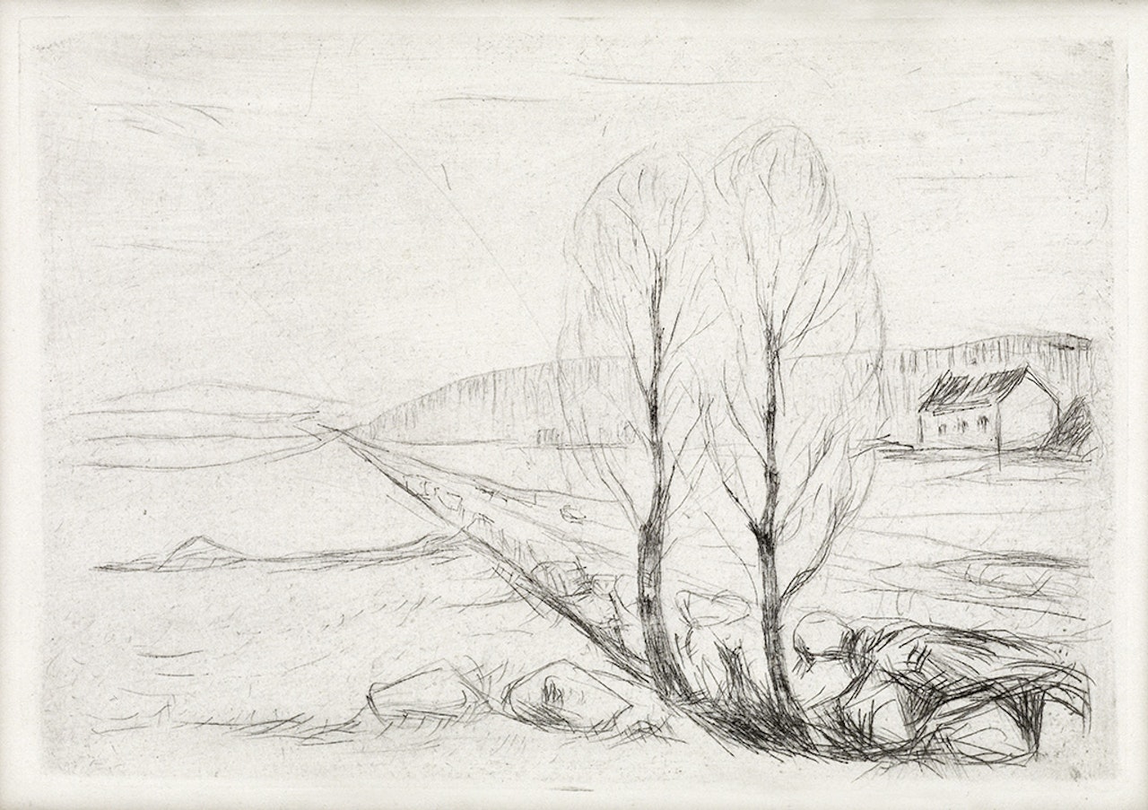 Norsk Landskap by Edvard Munch
