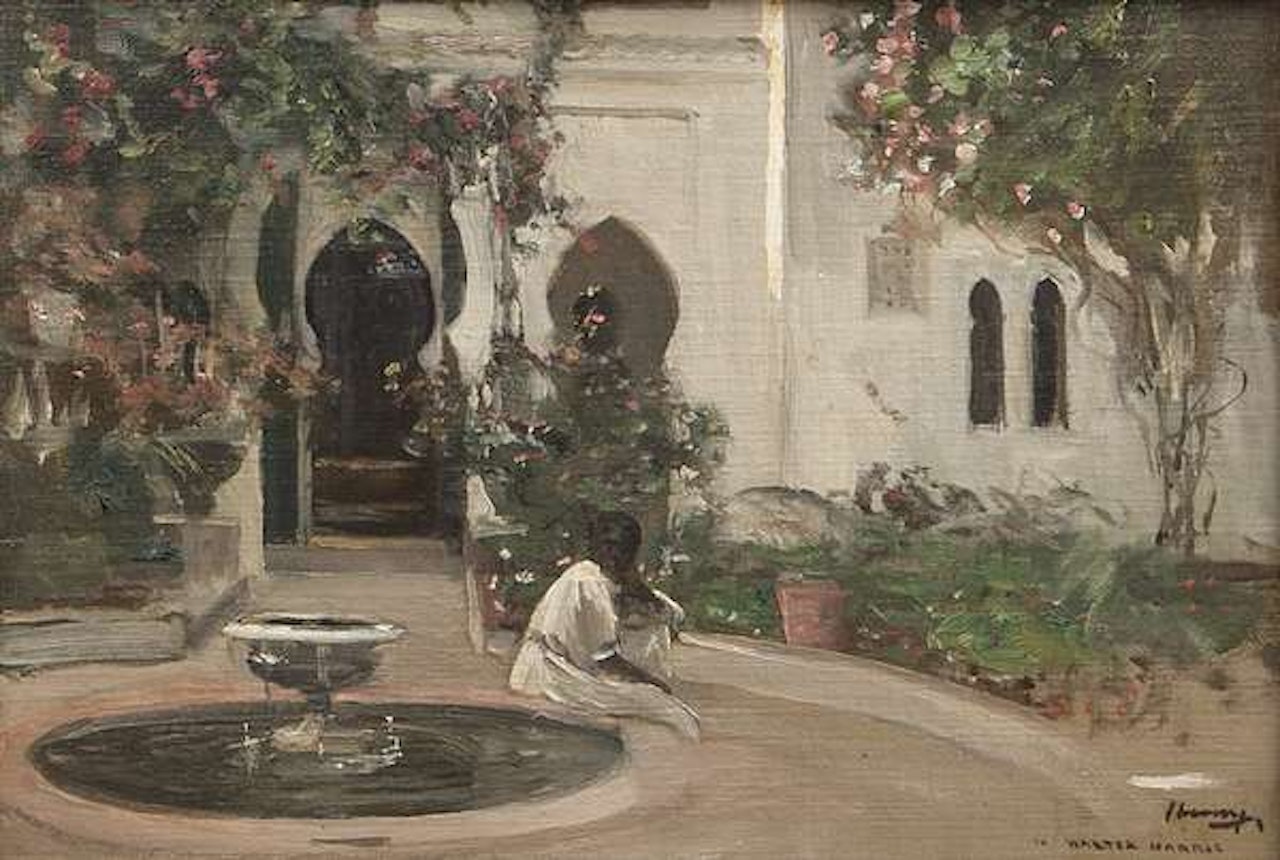 A Moorish Garden by John Lavery