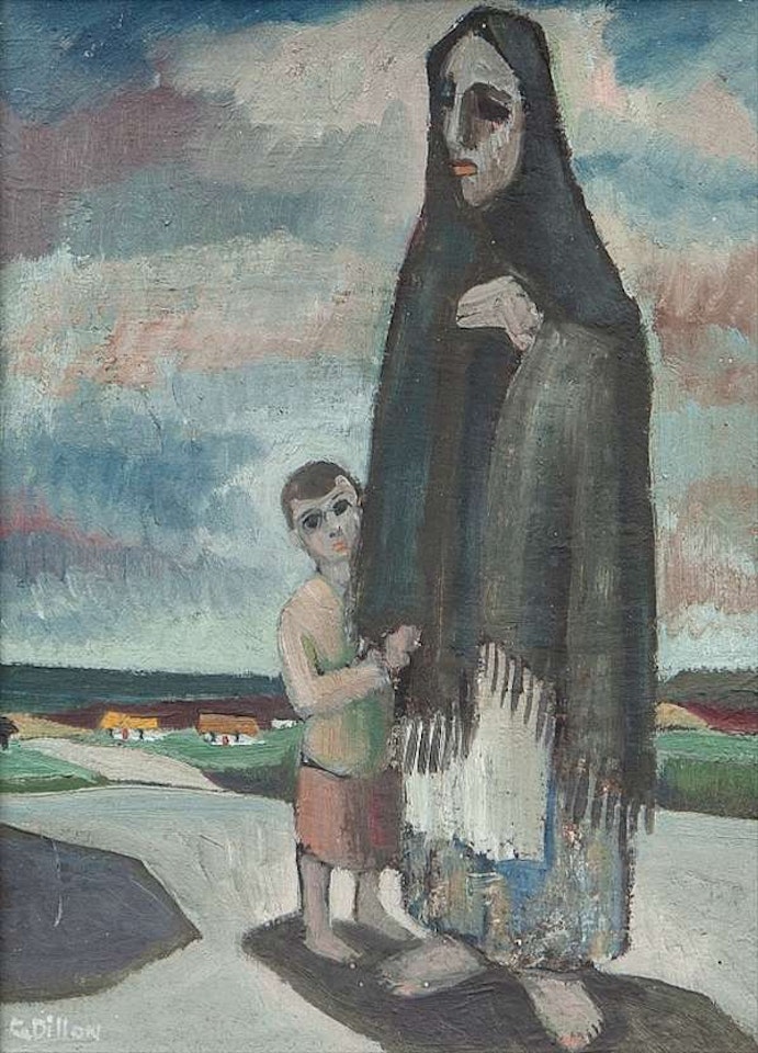 Aran Woman and Child by Gerard Dillon