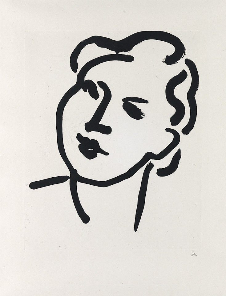 Nadia au Visage Rond by Henri Matisse