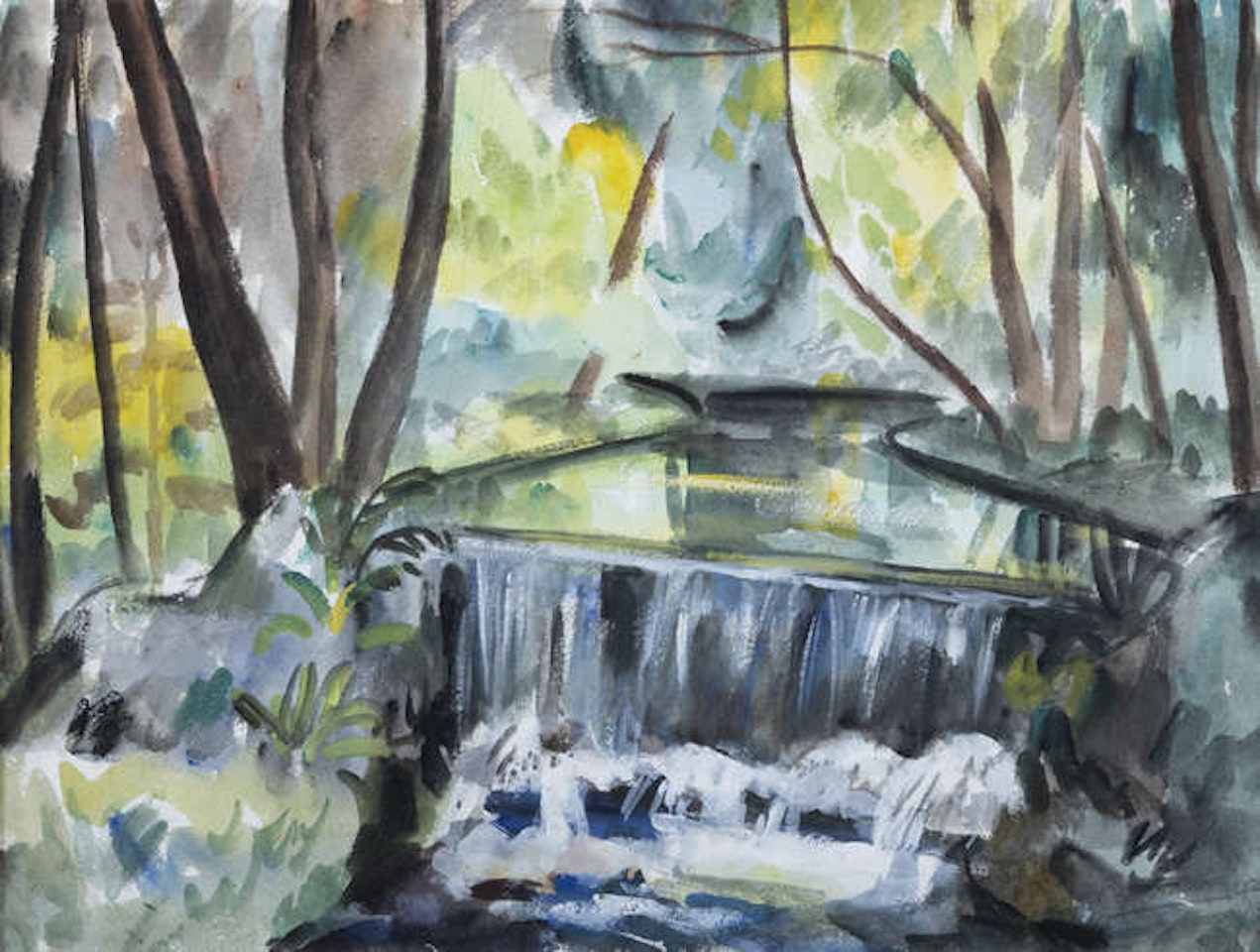 Waterfall in the Woods by Norah McGuinness