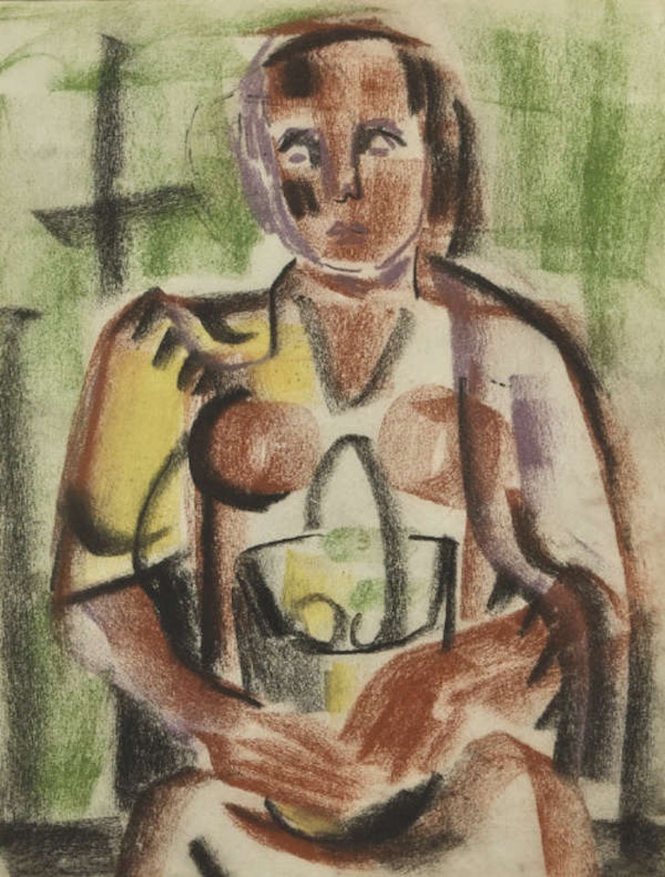 Lhote Nude with Basket by Norah McGuinness