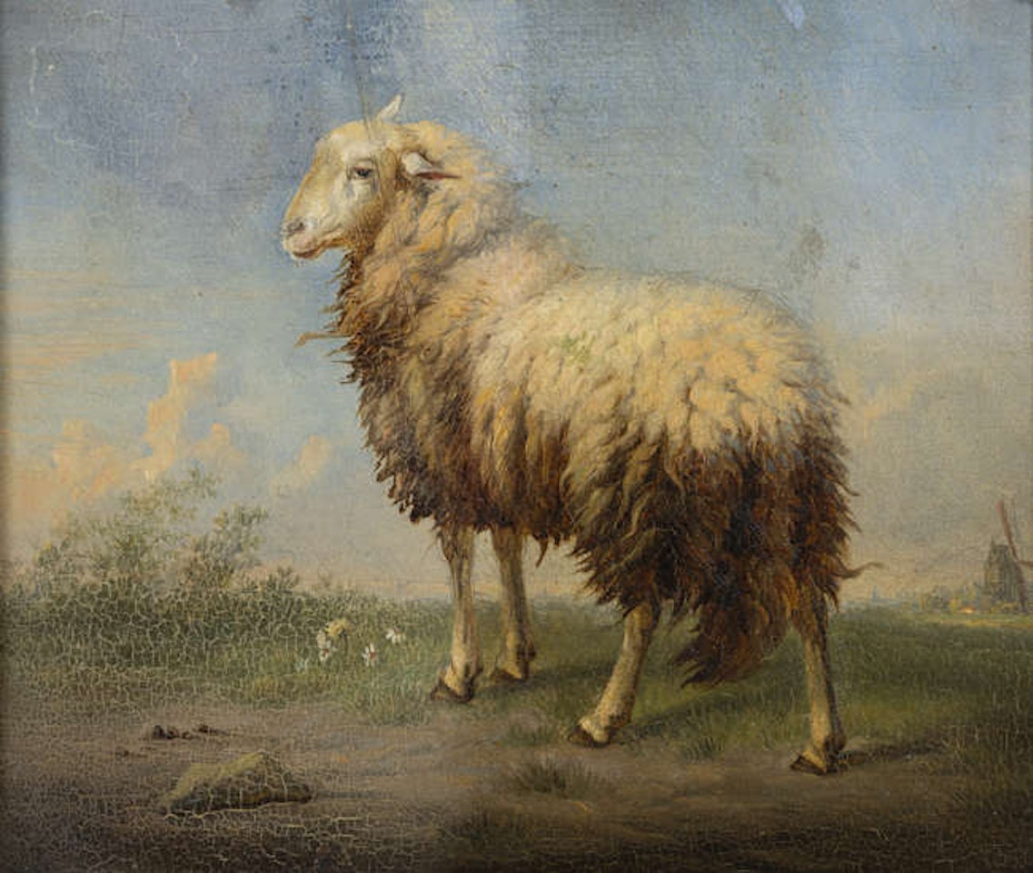Sheep in a Landscape by Dutch School