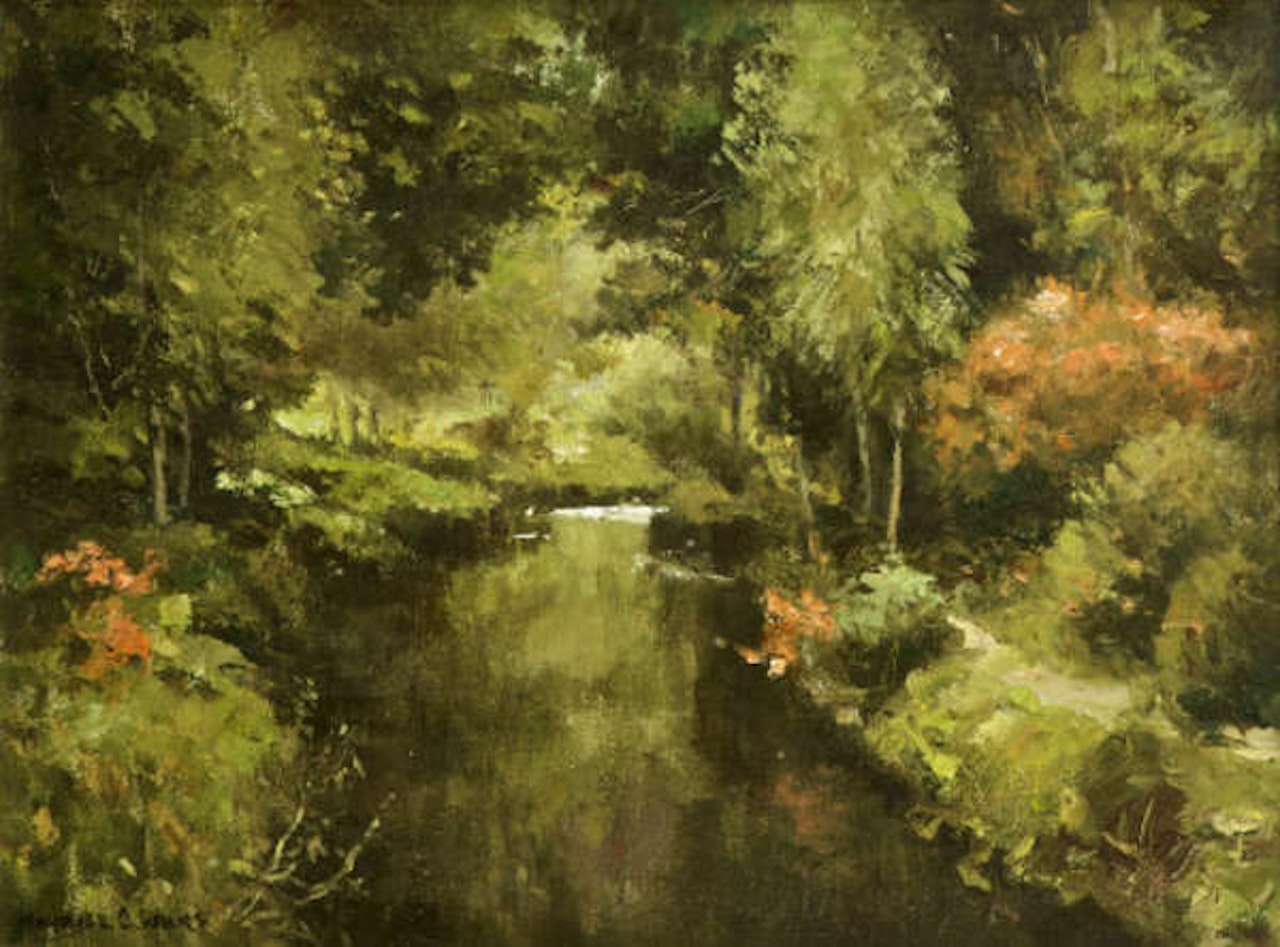 In Mount Usher Gardens, Ashford, Co. Wicklow by Maurice Canning Wilks