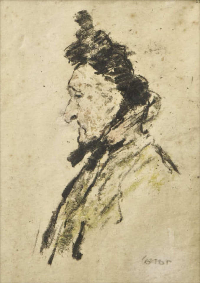 Portrait of an old woman by William Conor