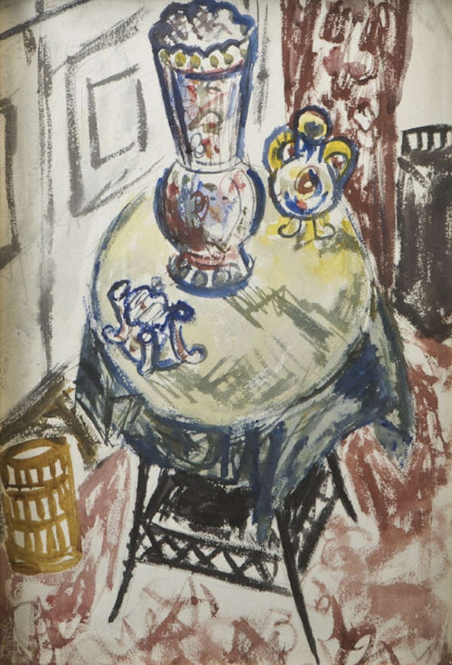 Interior still life, Lisheen, Sligo by Norah McGuinness