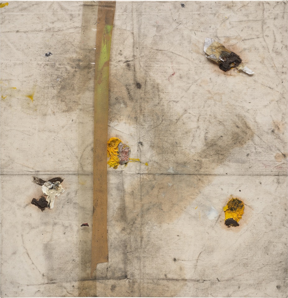 Untitled (synthetic trash painting) by Oscar Murillo