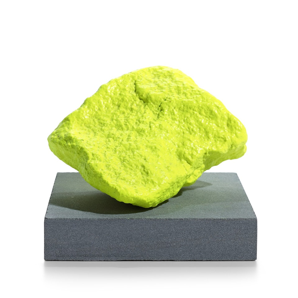 Small Yellow Mountain by Ugo Rondinone