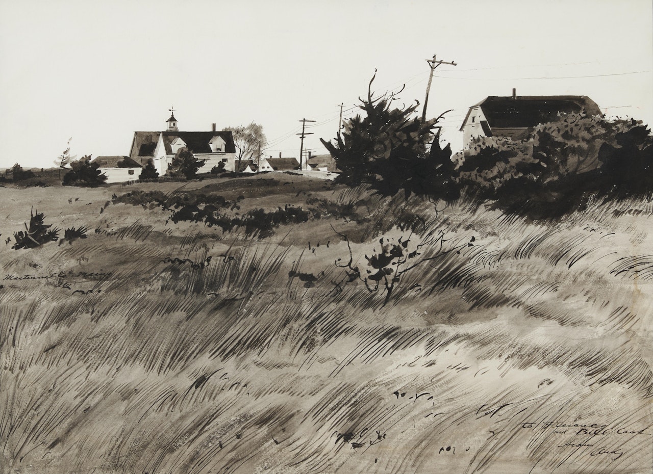 Cook House in Martinsville by Andrew Wyeth