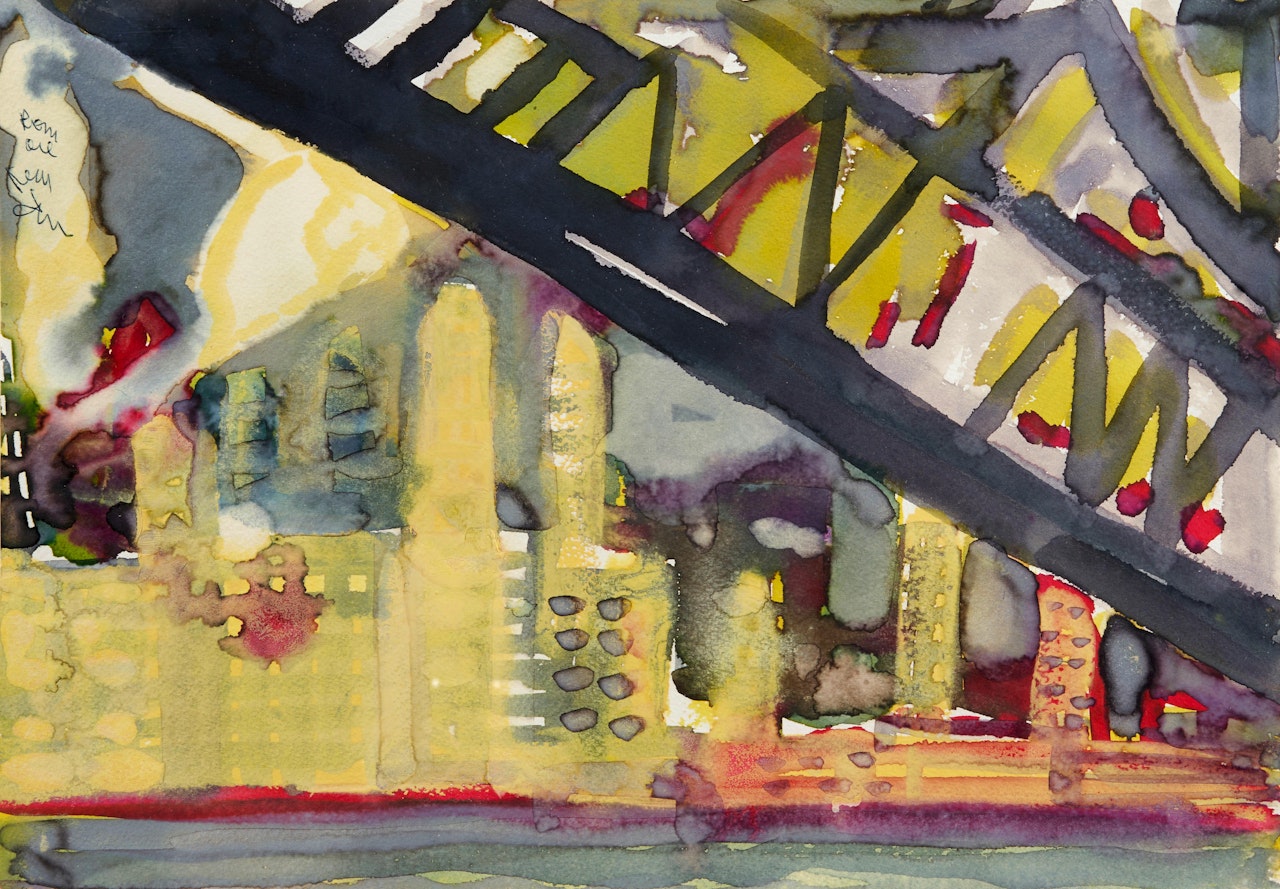 The Bridge by Romare Bearden