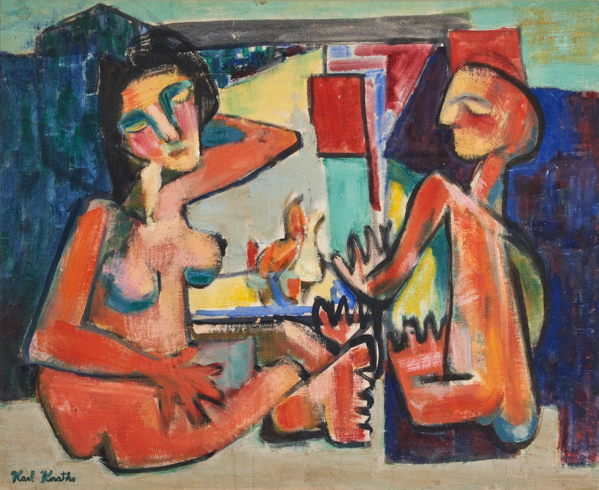 Conversation by Karl Knaths
