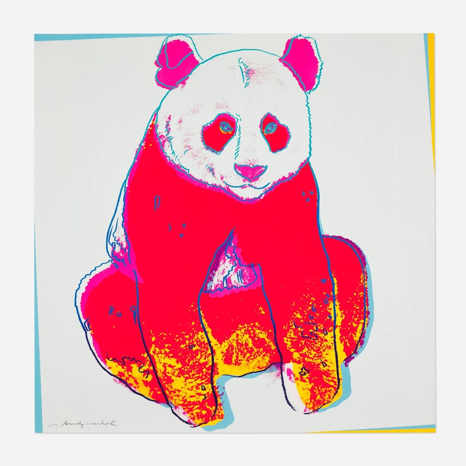 Giant Panda (from the Endangered Species series) by Andy Warhol