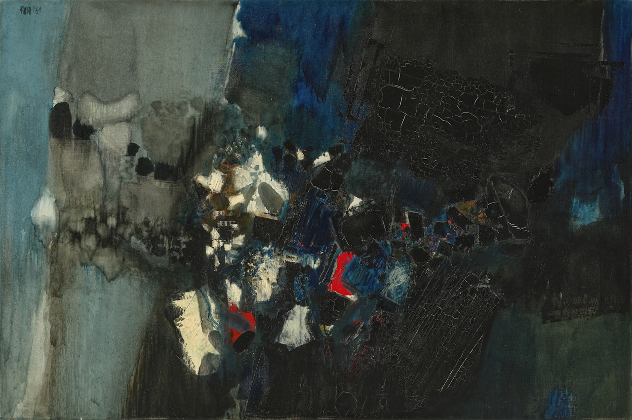 Soir à Espinouse by Sayed Haider Raza