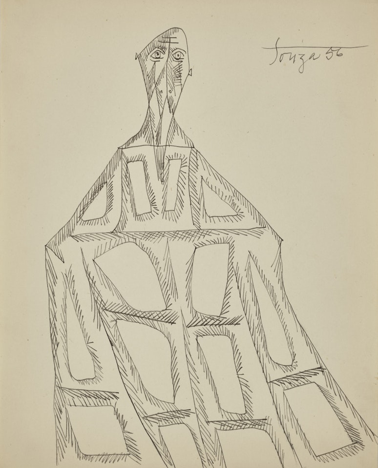 Untitled (Man in Tunic) by Francis Newton Souza