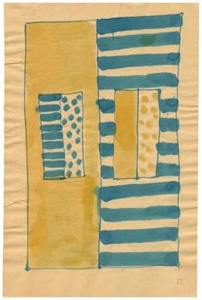 Untitled, Series E (8 sheets) by A.R. Penck