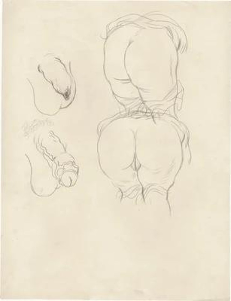 Erotic Scene, Phase I and II by George Grosz