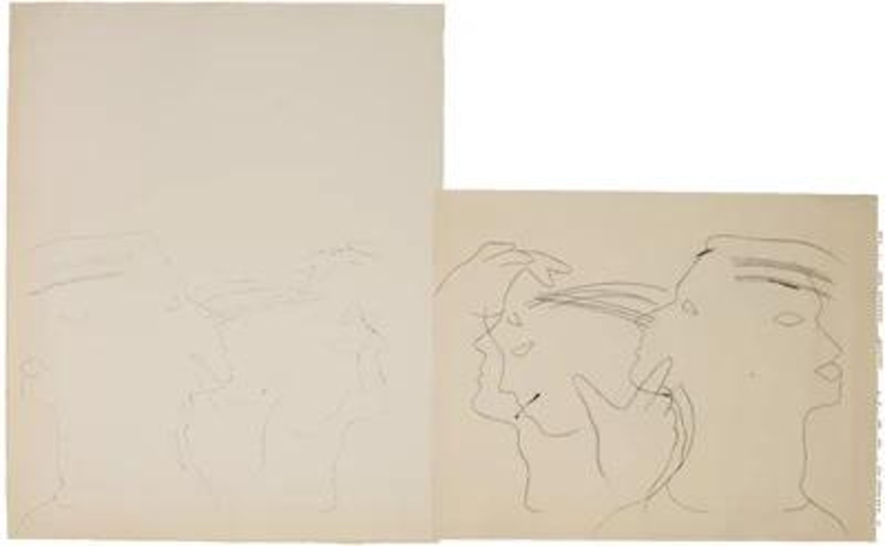 Untitled (Portrait of Glen Tetley in “Three Promenades With the Lord”) by Andy Warhol