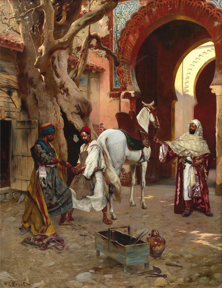 The farrier by Rudolf Ernst