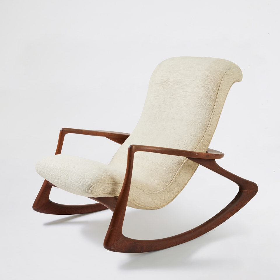 "Contour" Rocking Chair; model no. 175F by Vladimir Kagan