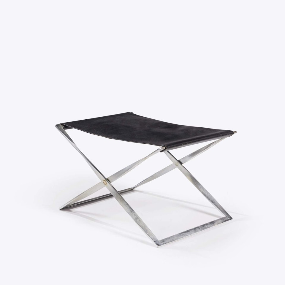 "PK91" Folding Stool by Poul Kjaerholm