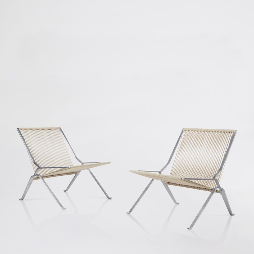 Pair of "Element" Lounge Chairs; model no. PK 25 by Poul Kjaerholm