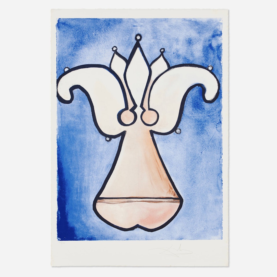 Lys (from the Anamorphoses suite) by Salvador Dali