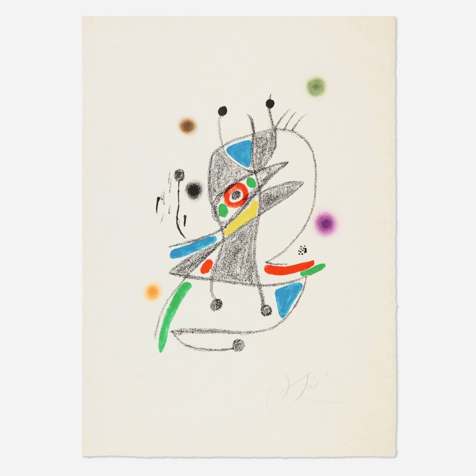 Untitled (from the Maravillas con variaciones acrósticas en el jardín de Miró portfolio) by Joan Miró