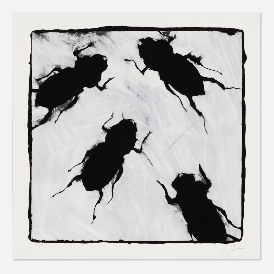 Bugs (from the Visual Poetics portfolio) by Donald Sultan