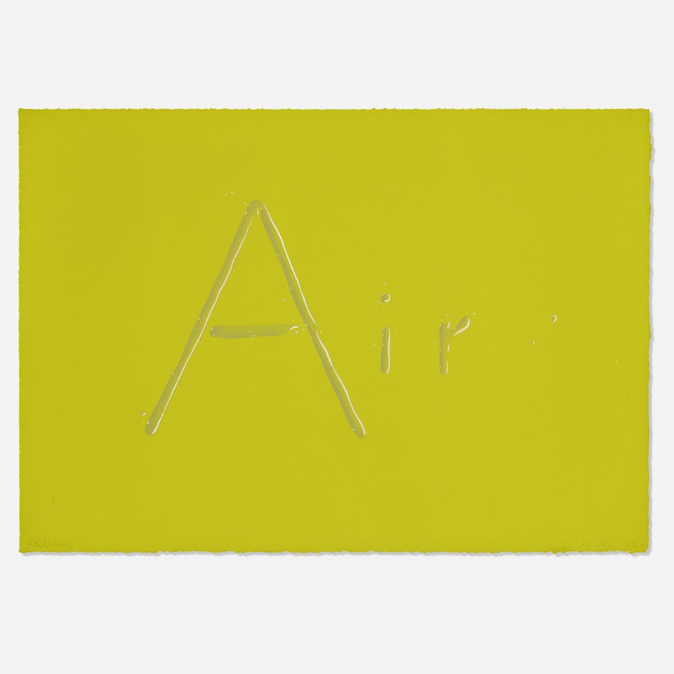 Air by Ed Ruscha