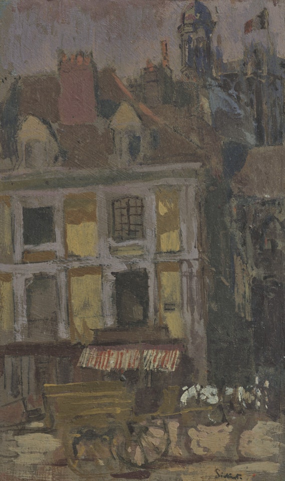 La Rue Notre Dame and the Quai Duquesne by Walter Richard Sickert