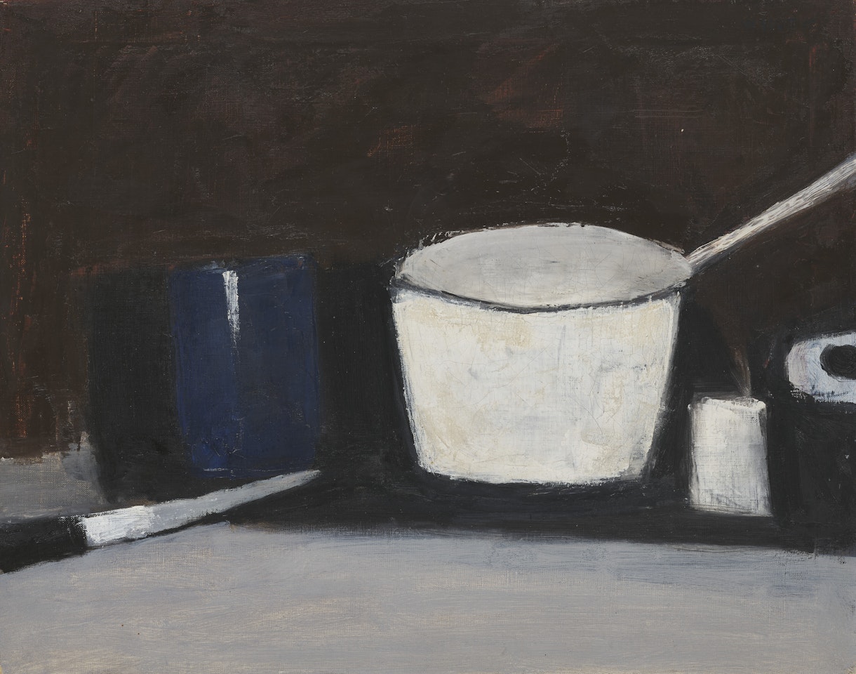 White Pot and Blue Pot by William Scott