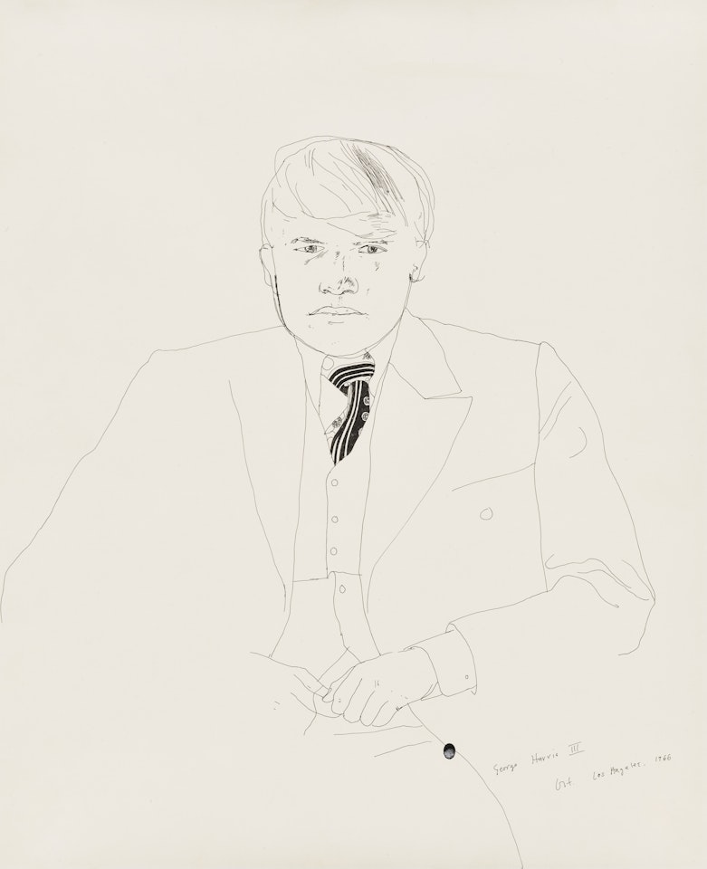 George Harris III by David Hockney