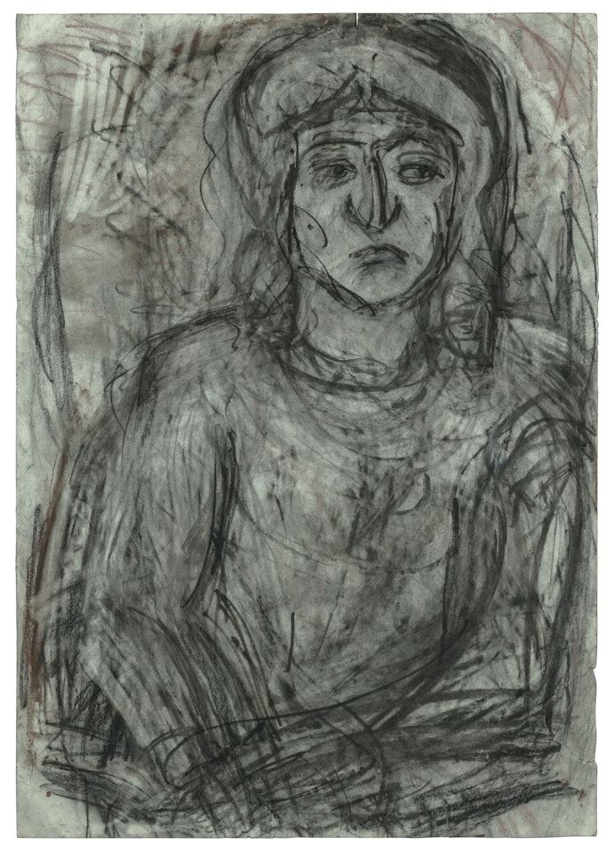Portrait of Cathy by Leon Kossoff
