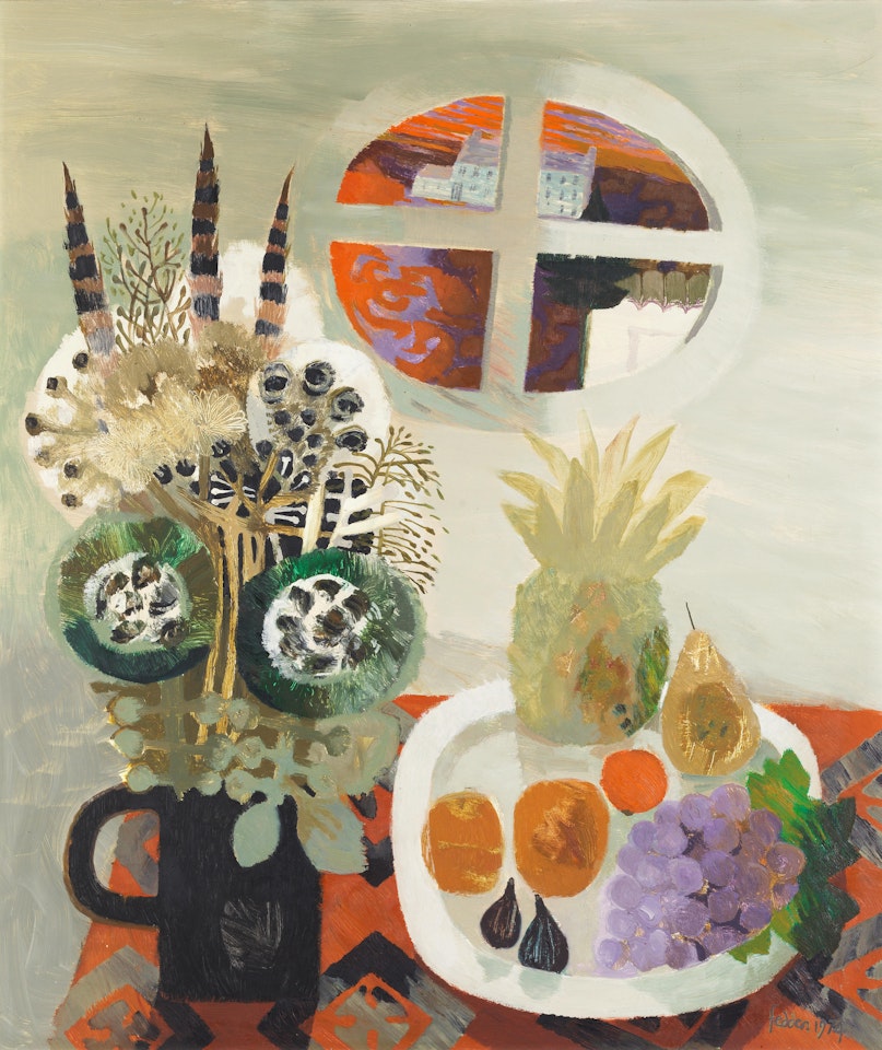 Still Life with Oval Window by Mary Fedden