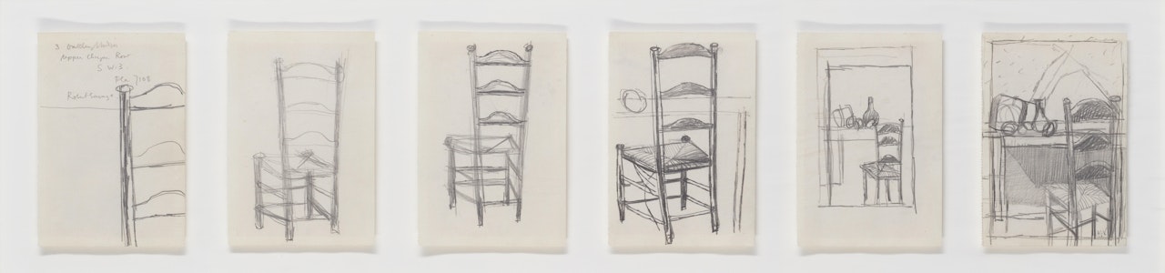 Chairs, Table and Still Life by Keith Vaughan