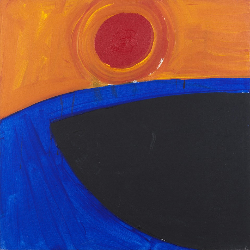 Orange and Black Twilight by Terry Frost