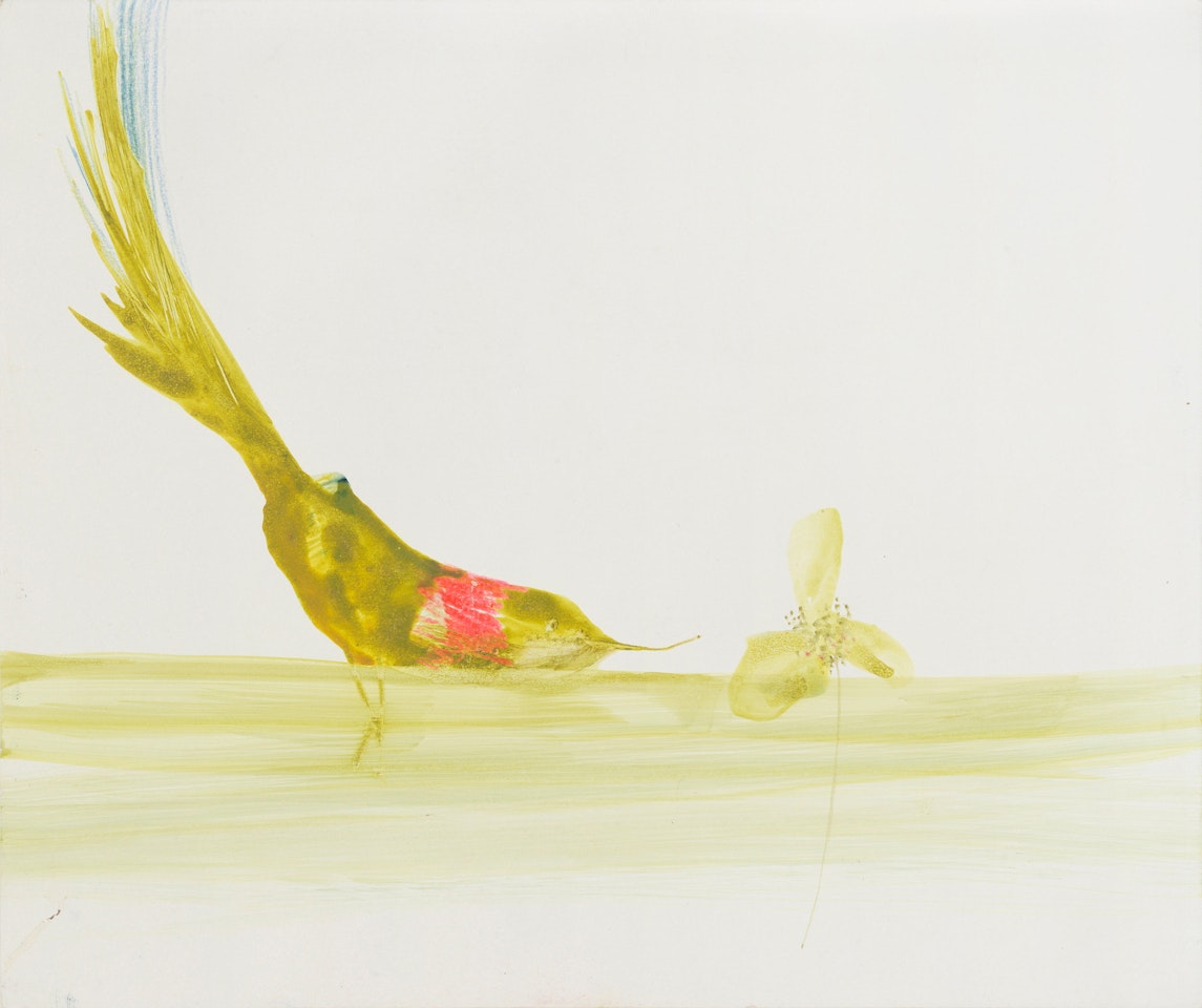 Untitled (Bird in Landscape) by Sidney Nolan