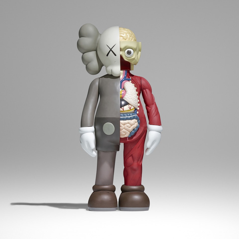 Four Foot Dissected Companion (Brown) by Kaws