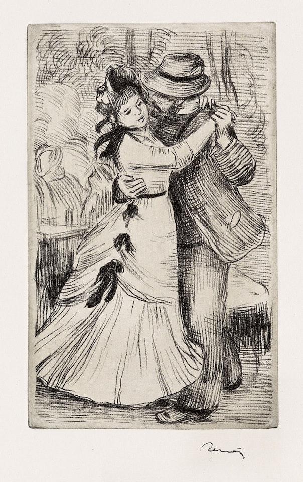 La Danse à la Campagne, 2e planche by Pierre-Auguste Renoir
