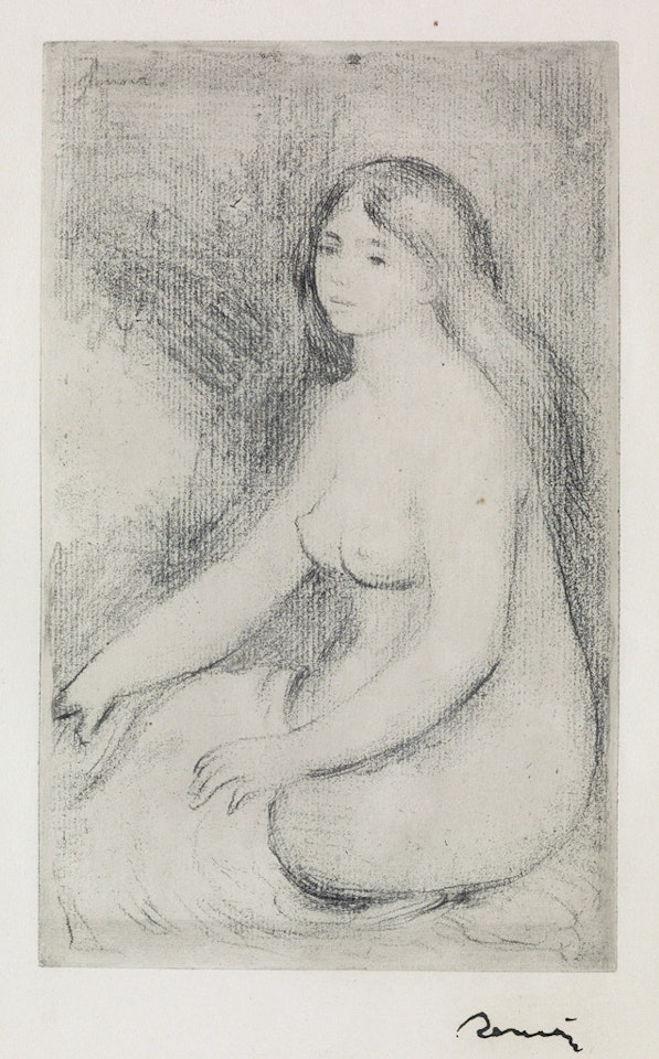 Baigneuse assise by Pierre-Auguste Renoir