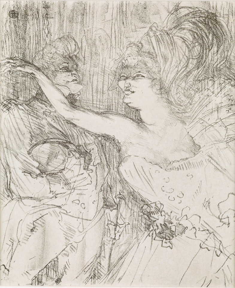 Guy et Mealy, dans 'Paris Qui Marche by Henri de Toulouse-Lautrec